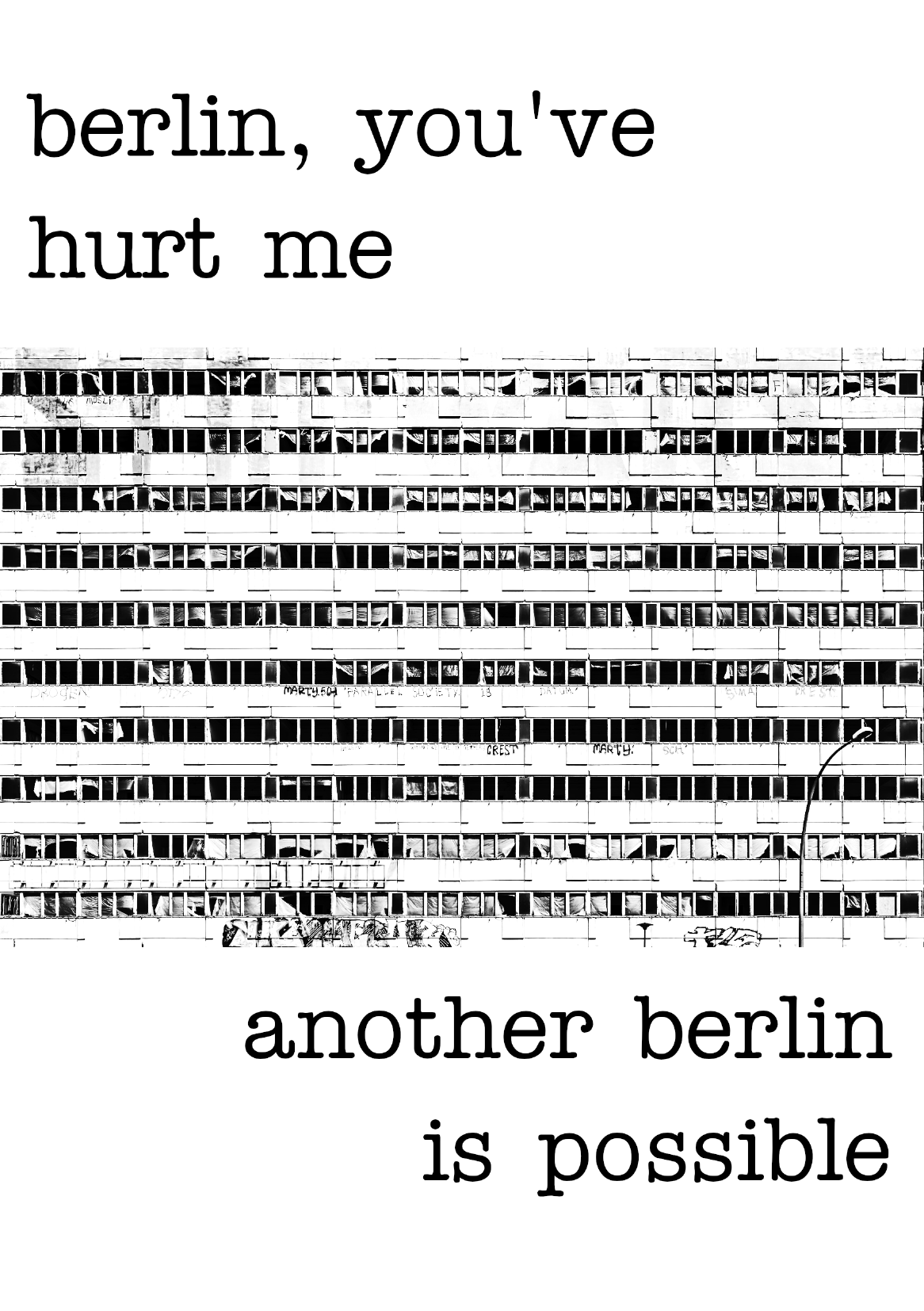 Berlin, You've Hurt Me / Another Berlin is Possible