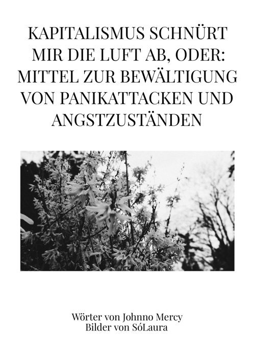 Kapitalismus schnürt mir die Luft ab
